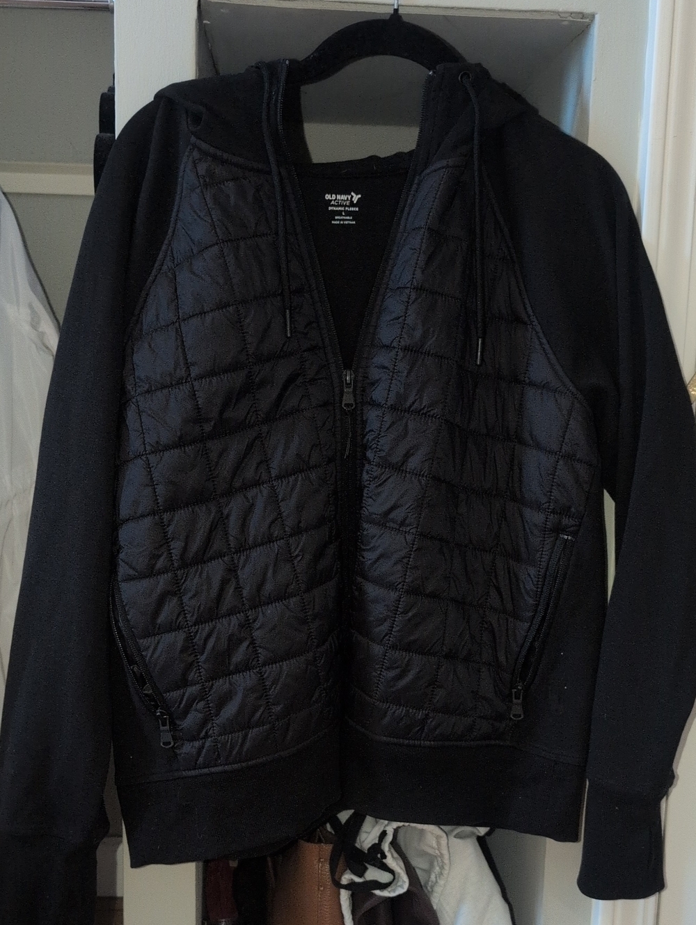 Old Navy Black Dynamic Fleece Hoodie